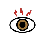 Eye Pain SVG Icon